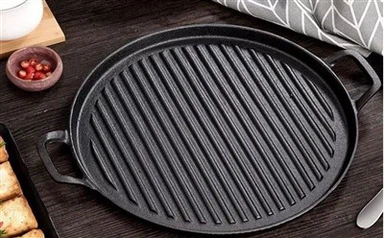 Antihaftbeschichtete Steakpfanne aus Gusseisen